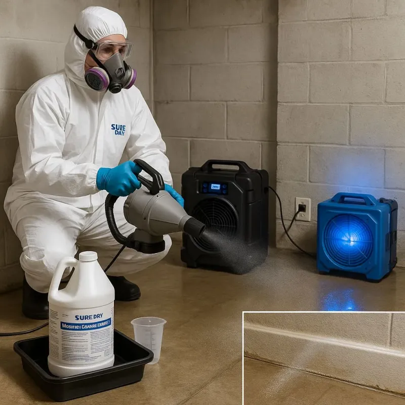 Sanitization and Odor Removal process in Hudson, MI